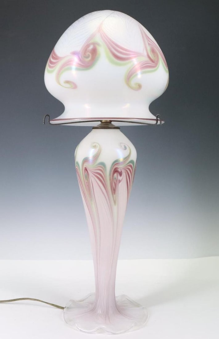 Vandermark Glass Studios Mushroom Lamp (1 of 8)