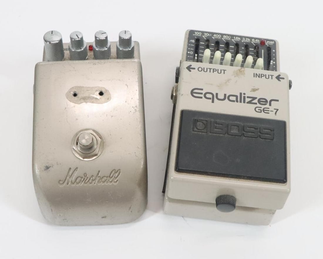 Boss and Marshall Effects Pedals (1 of 9)