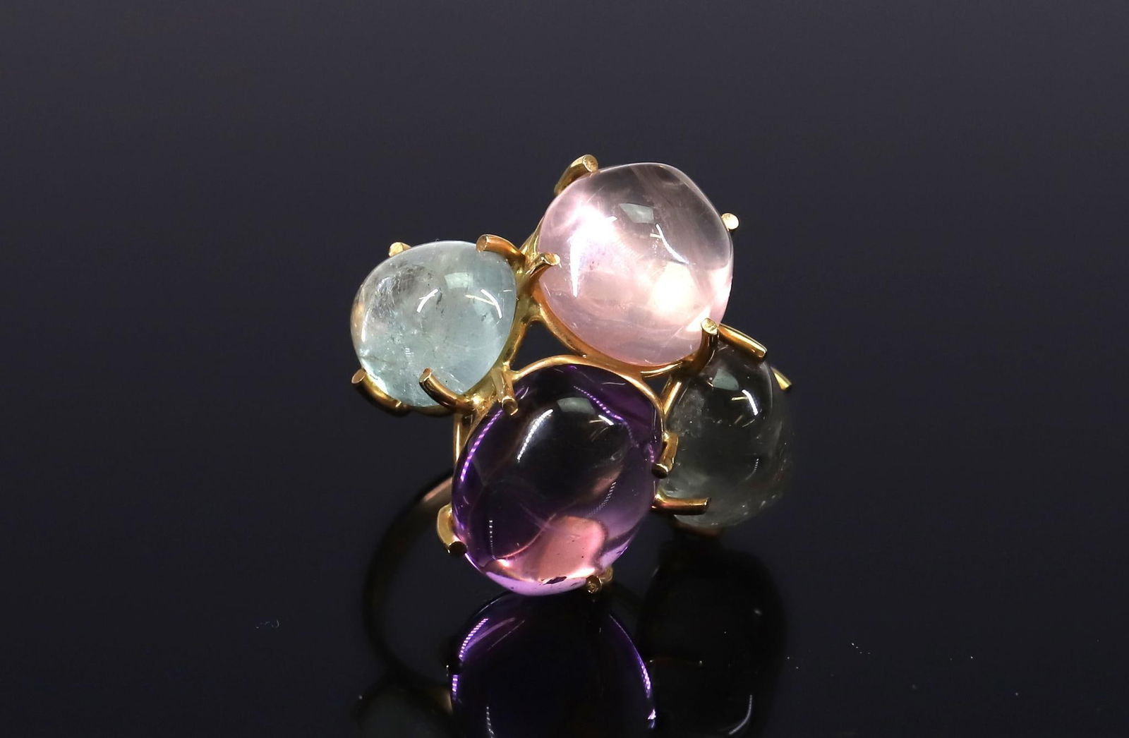 14k YG Cabochon Ring (1 of 2)