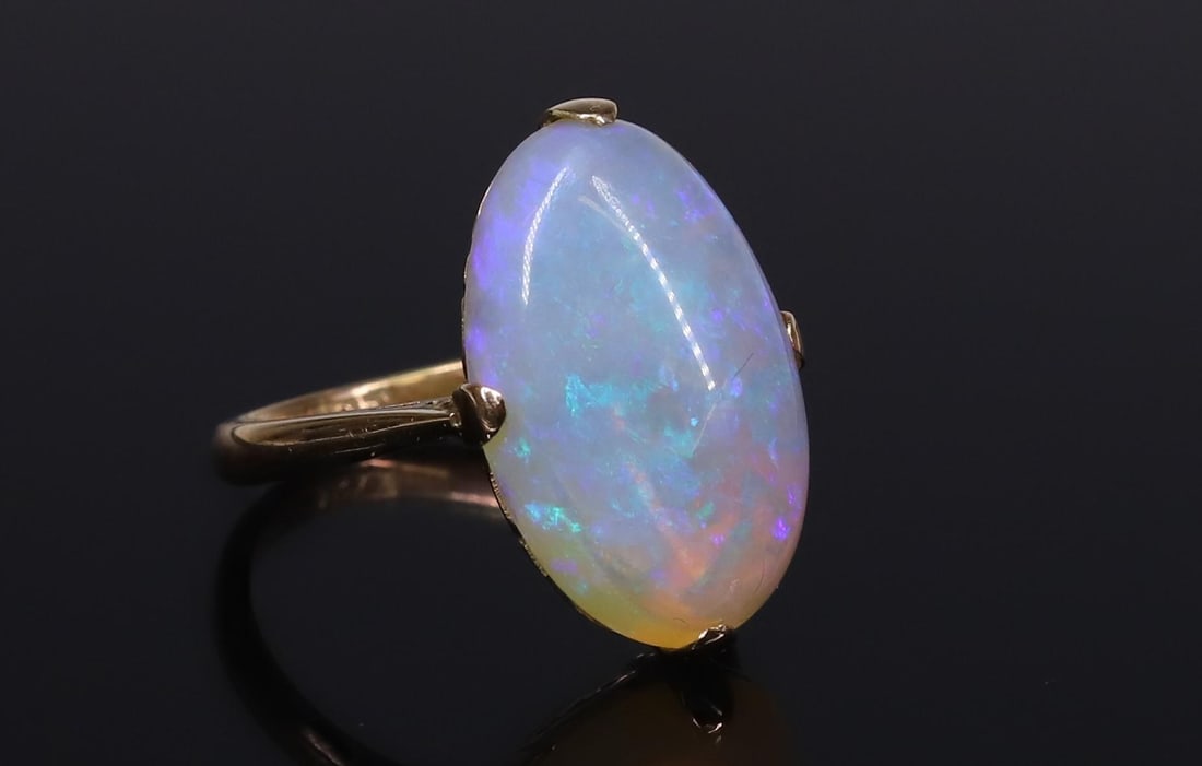 14K YG Opal Ring (1 of 4)
