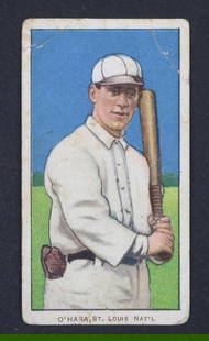 1909-11 T206 Bill O'Hara White Border tobacco baseball card: 1909-11 T206 Bill Ohara "Rare St Louis Variation" White Border Polar Bear tobacco baseball card