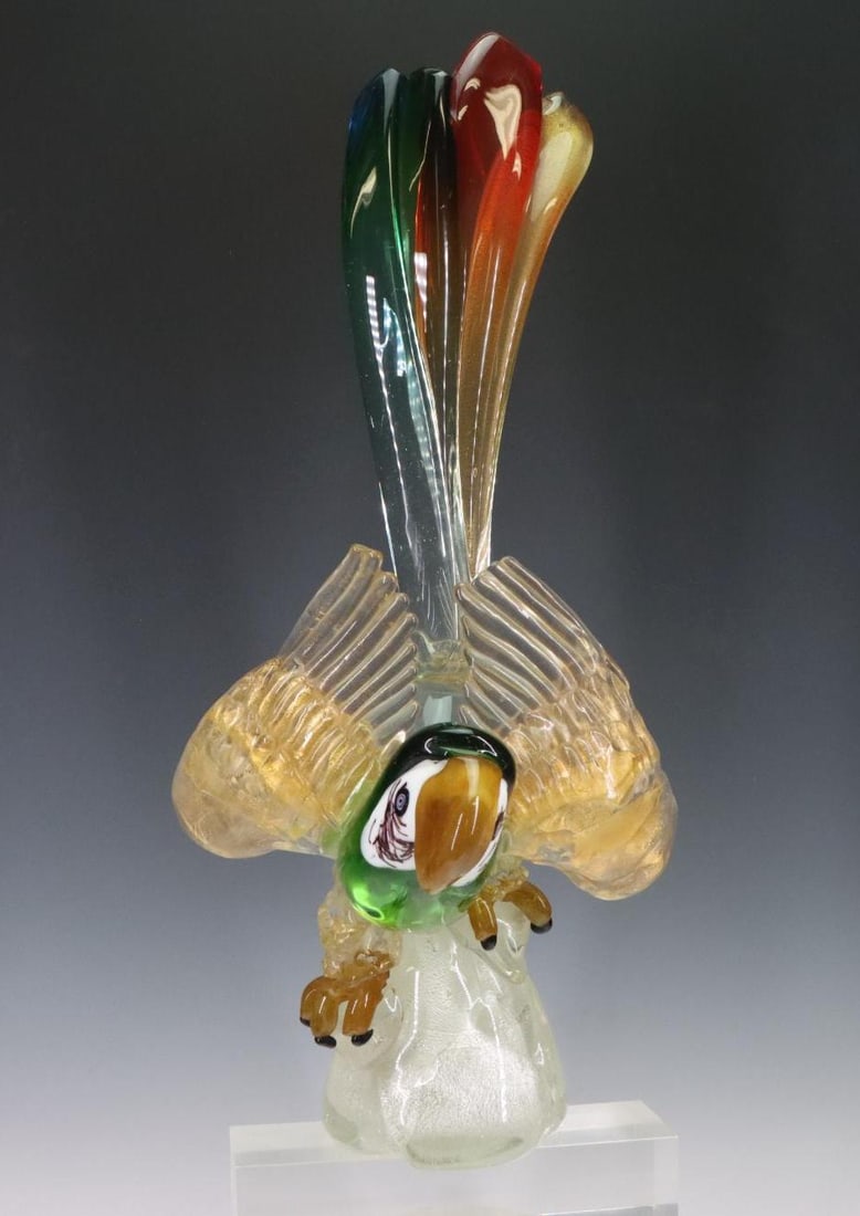 Murano Glass Parrot (1 of 17)