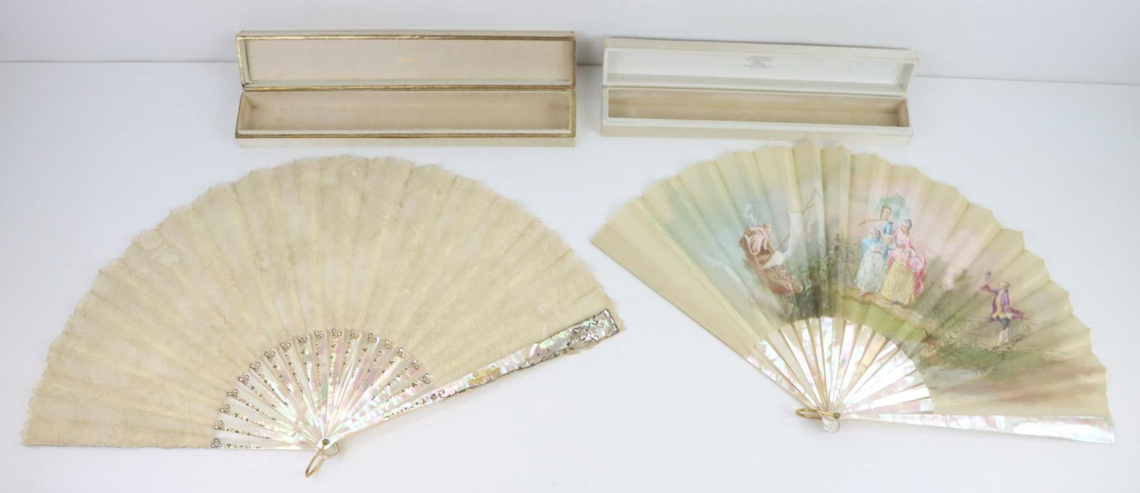 Lace & Abalone Folding Fans (1 of 12)