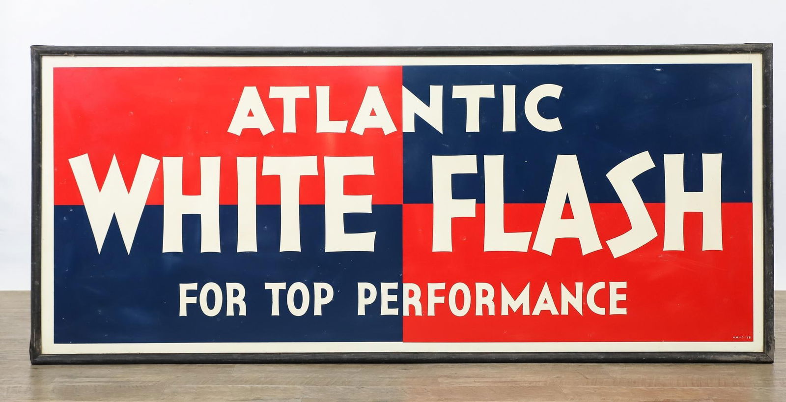 Atlantic White Flash Gasoline Advertising Sign (1 of 9)
