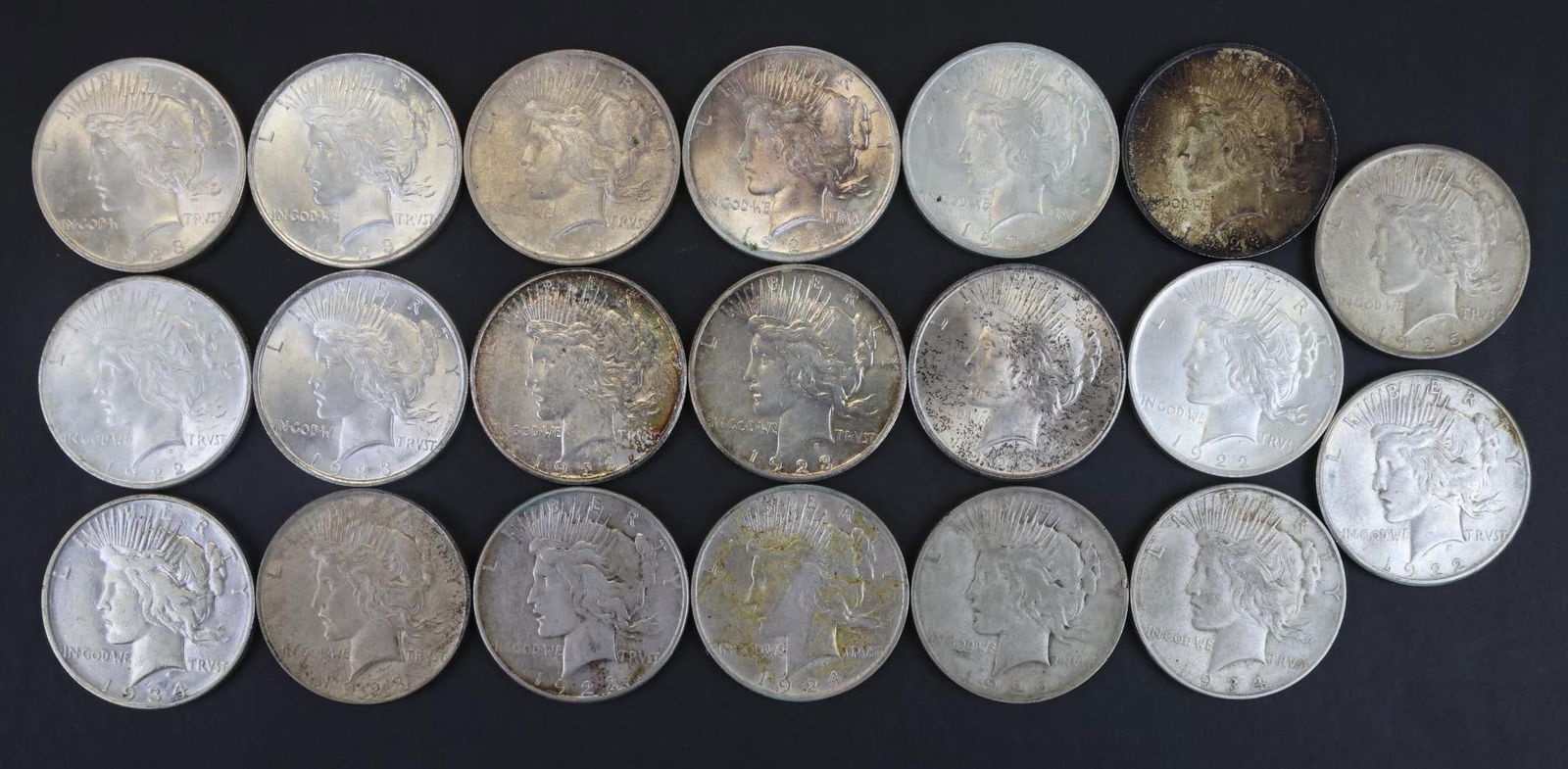 PEACE DOLLARS (1 of 8)