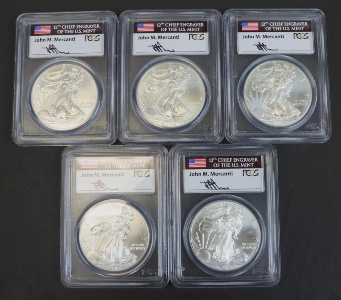 SILVER AMERICAN EAGLES (1 of 15)