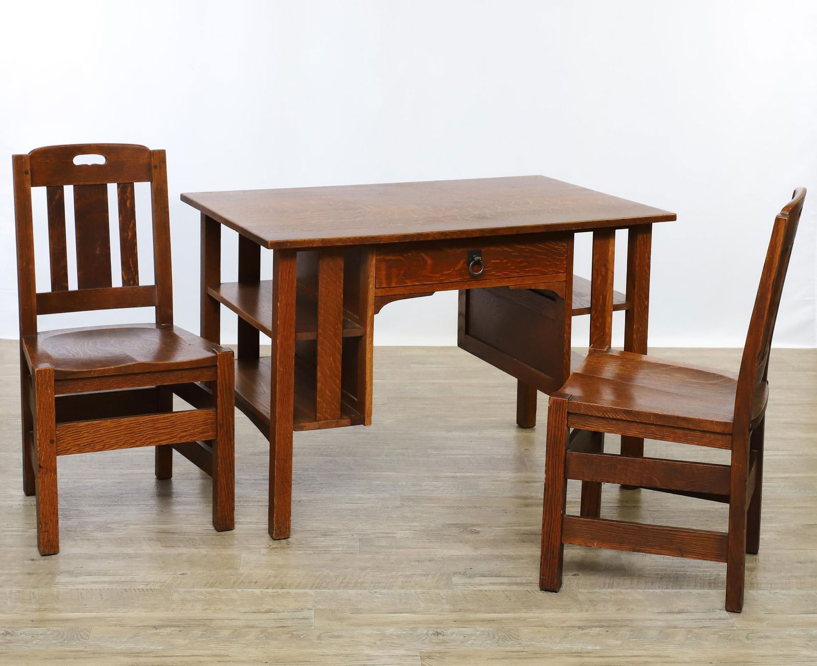 Stickley Brothers Quaint Desk and Chairs (1 of 20)