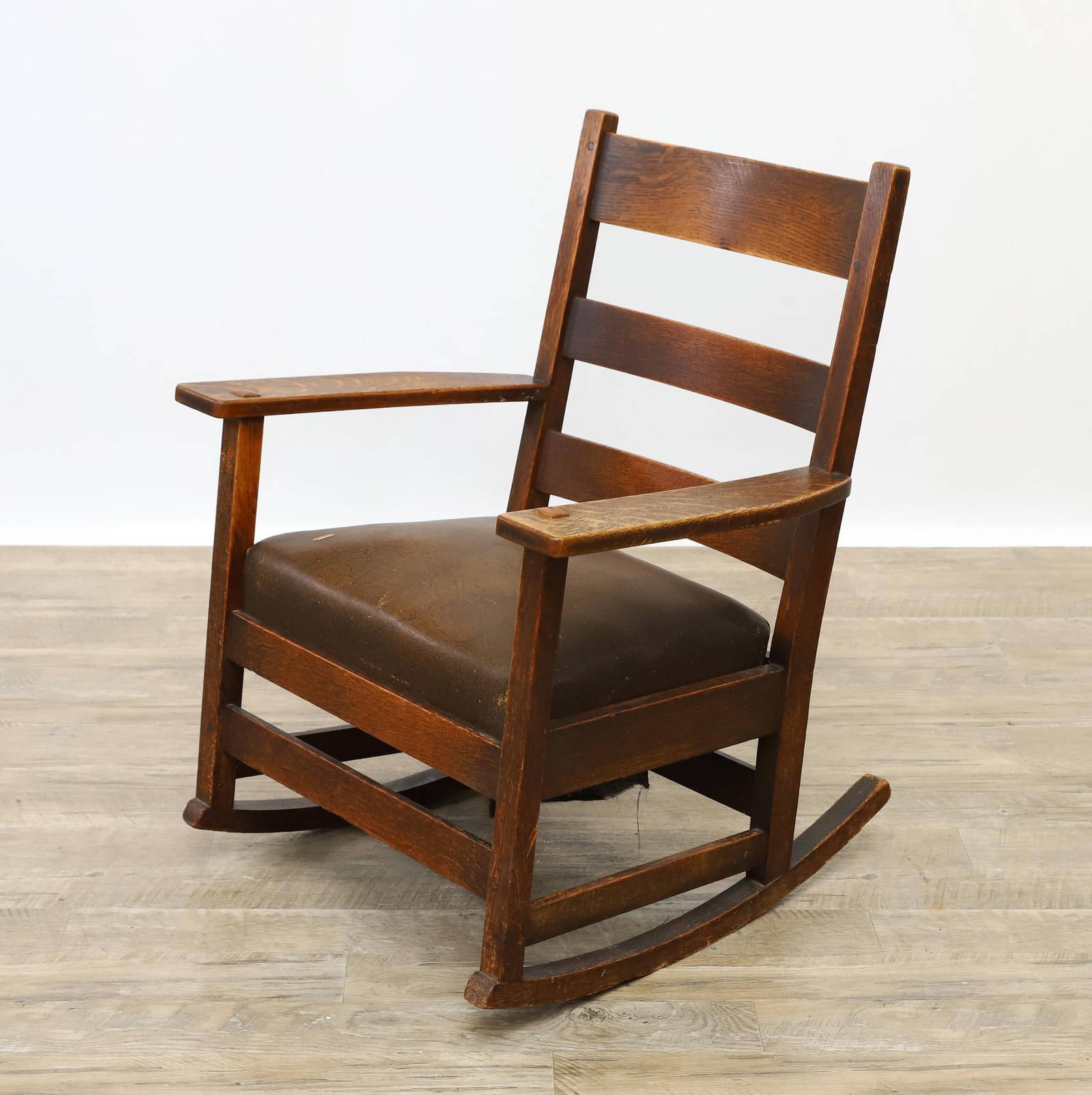 L And J.g. Stickley Rocking Chair Auction