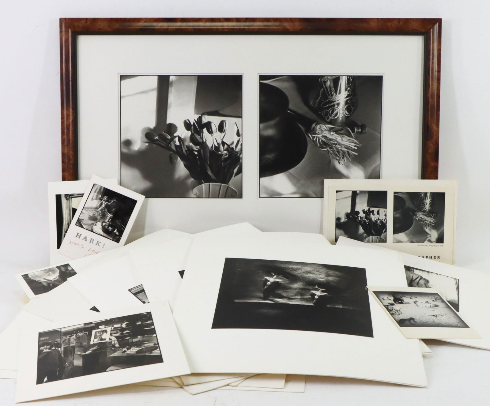 David Bruce Cratsley: Collection of Photographs and "Archives" with personalized greeting cards from the artist.