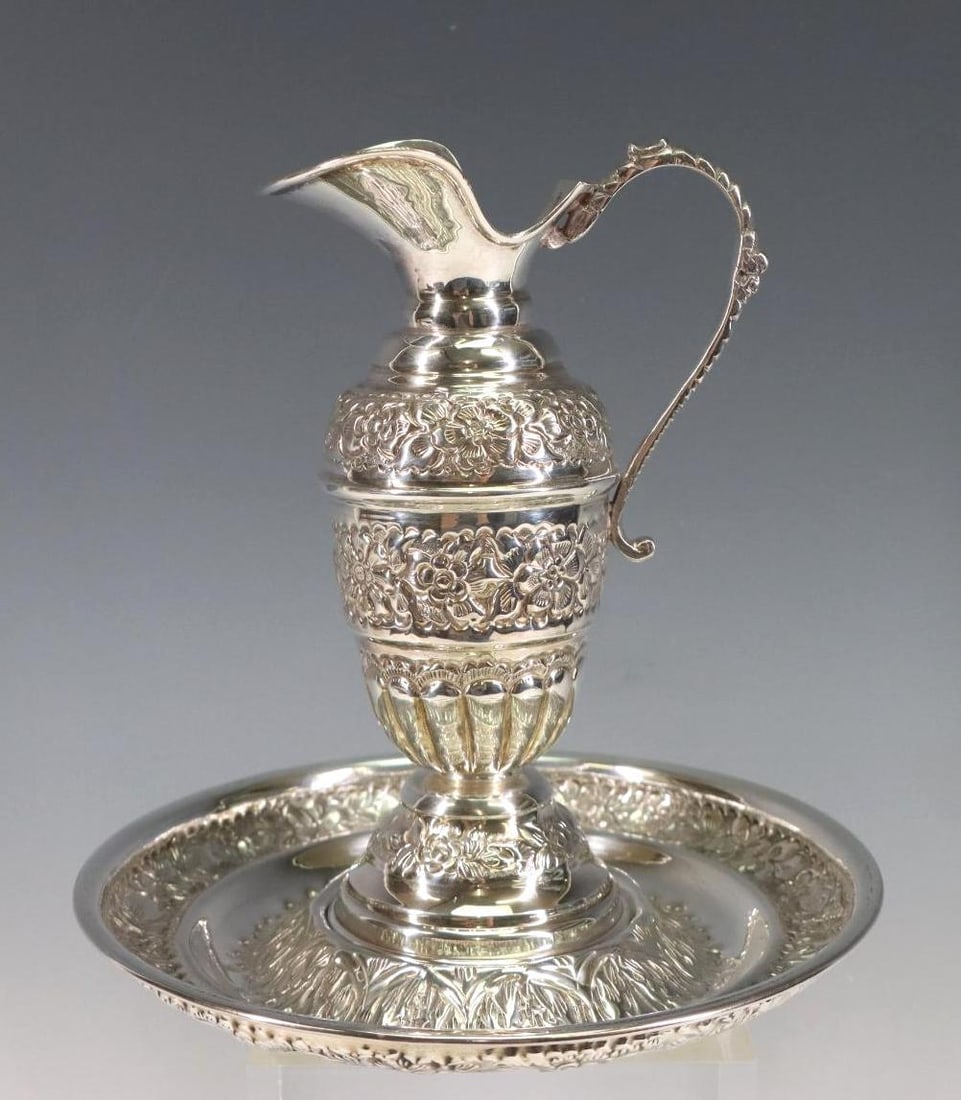 Saad of Egypt Silver Ewer and Underplate (1 of 13)