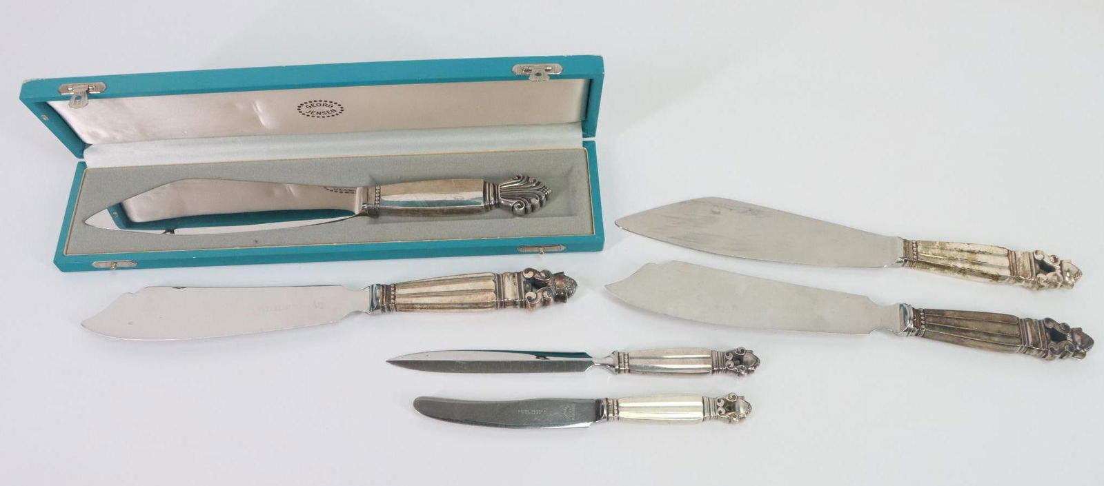 Georg Jensen Sterling Silver Knives and Letter Opener (1 of 16)