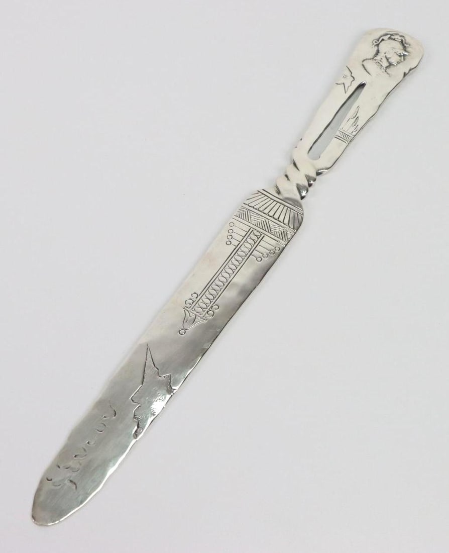 George W. Shiebler "Etruscan" Sterling Silver Letter Opener (1 of 9)