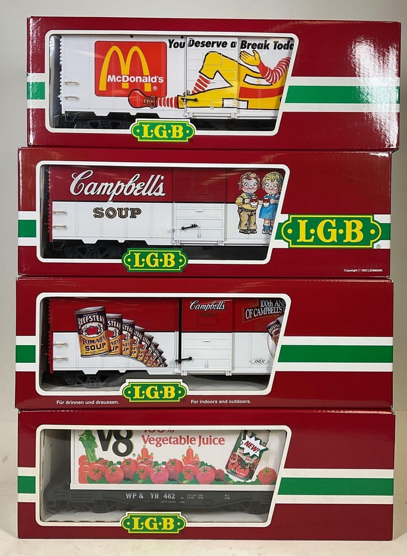 LGB Advertisement Boxcars (1 of 8)