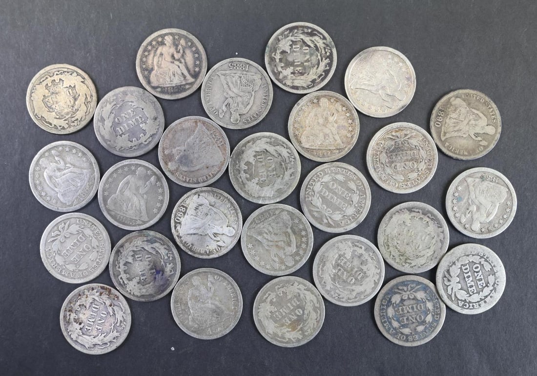 SEATED DIMES (1 of 6)