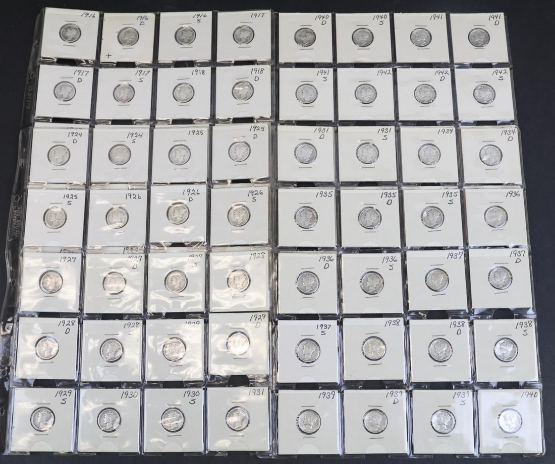 MERCURY DIMES (1 of 9)