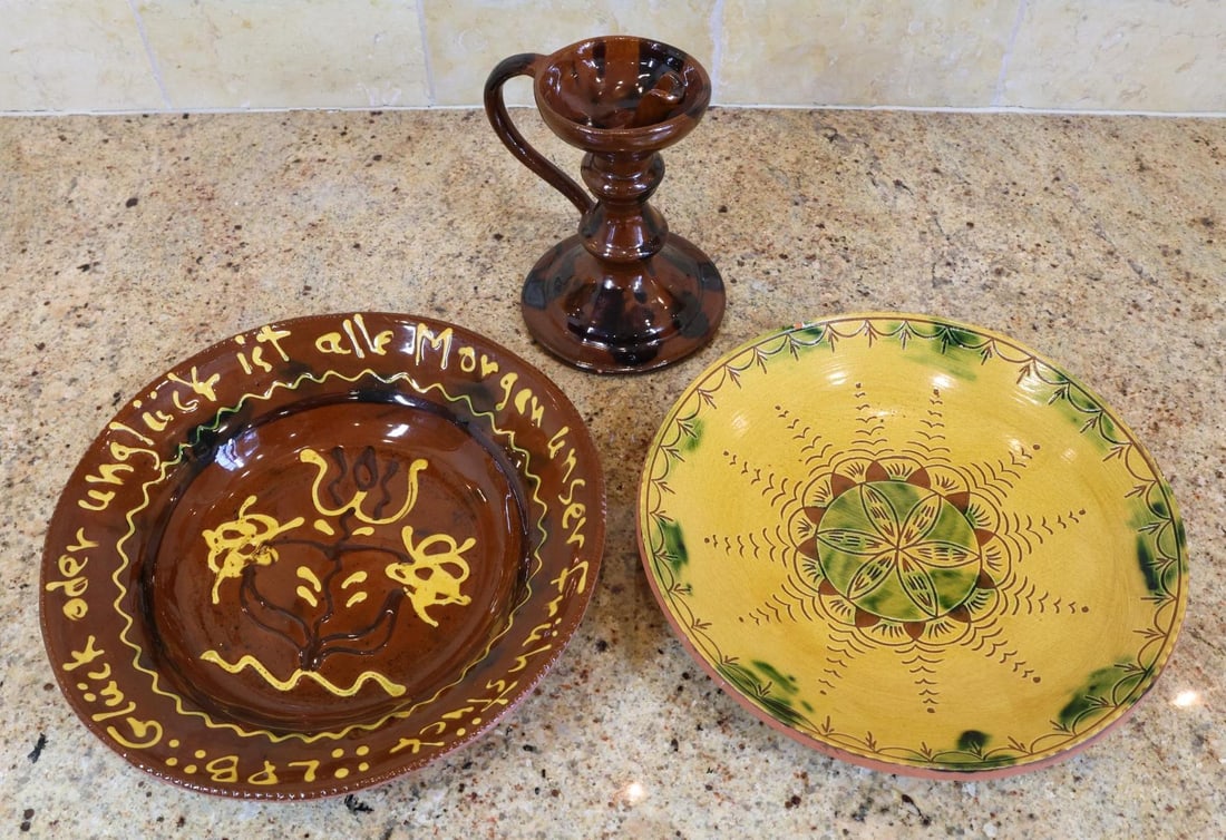 Lester Brieninger Slip Decorated Redware (1 of 18)