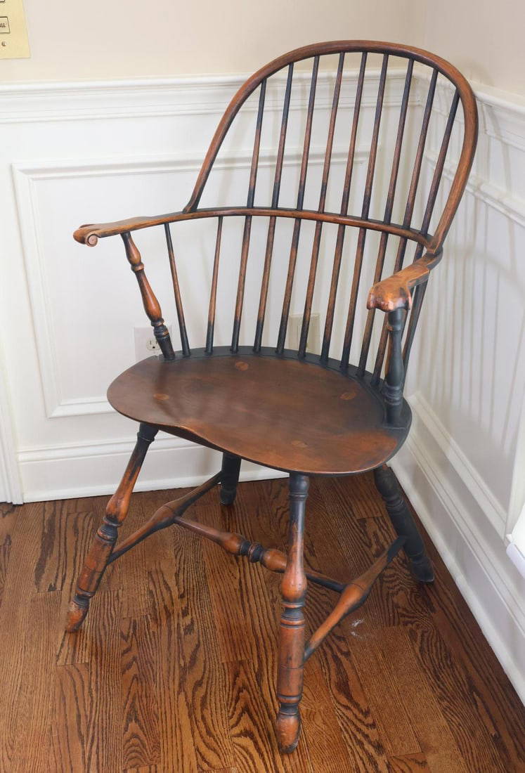 Rolf Hofer, Bent Back Windsor Arm Chair Auction