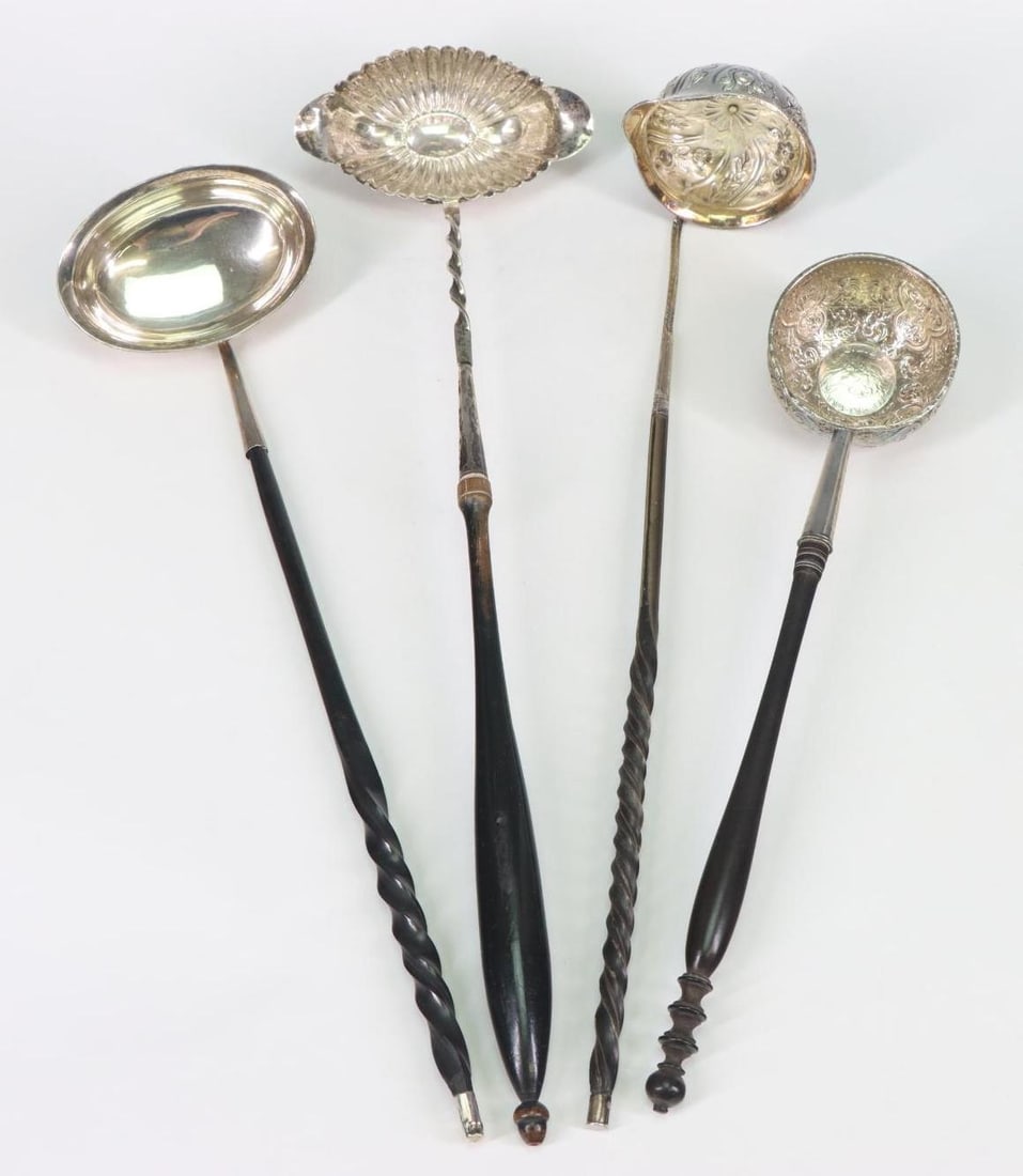 Silver and Baleen Toddy Ladles (1 of 20)