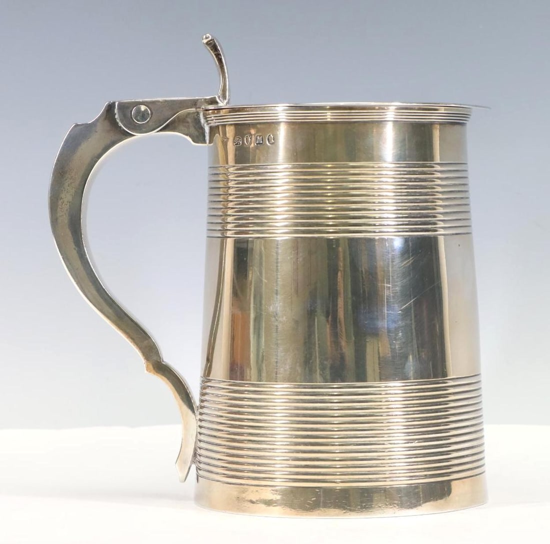 Georgian British Sterling Silver Tankard (1 of 8)
