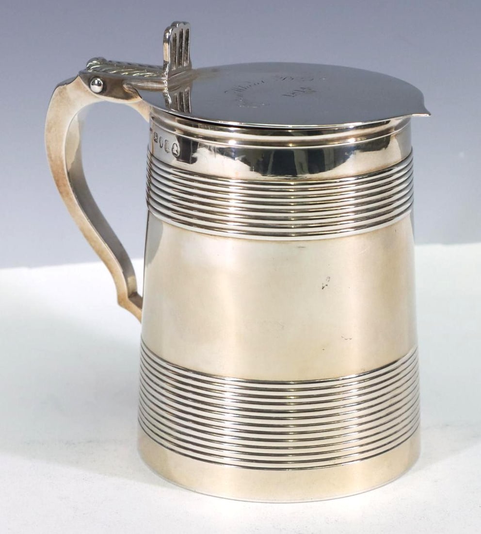 Regency British Sterling Silver Trophy Tankard (1 of 10)