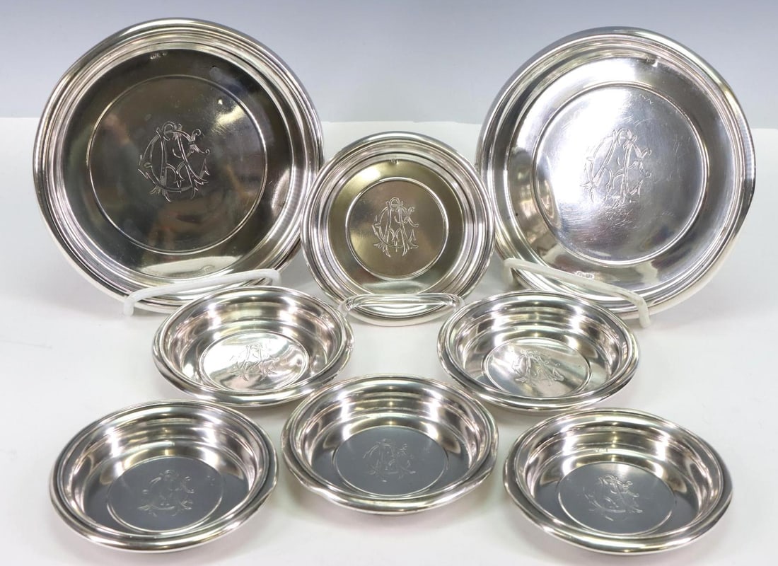 Austro-Hungarian 800 Silver Coaster Set (1 of 14)