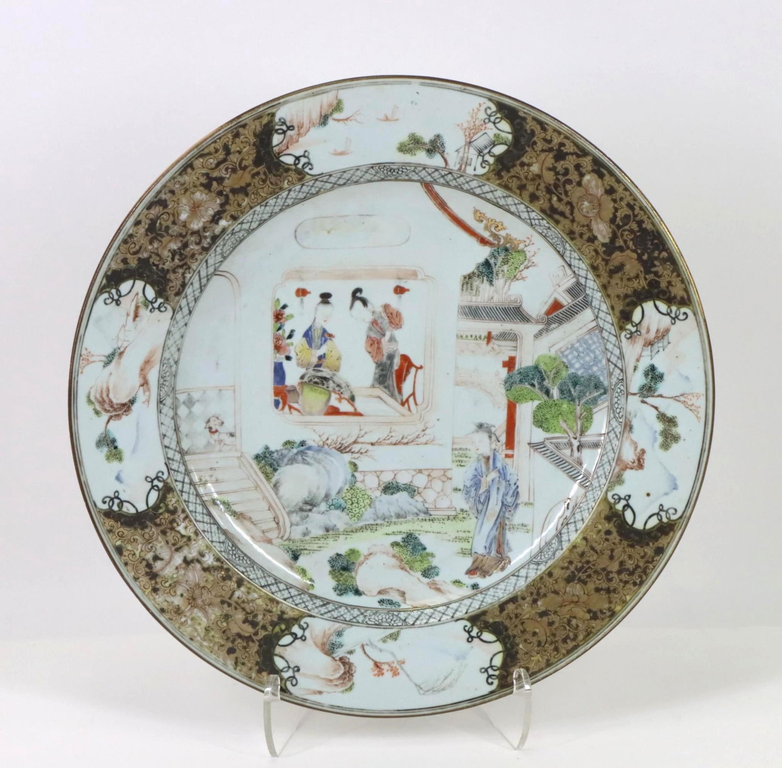 Chinese Export Porcelain Plate, 18th c. (1 of 11)