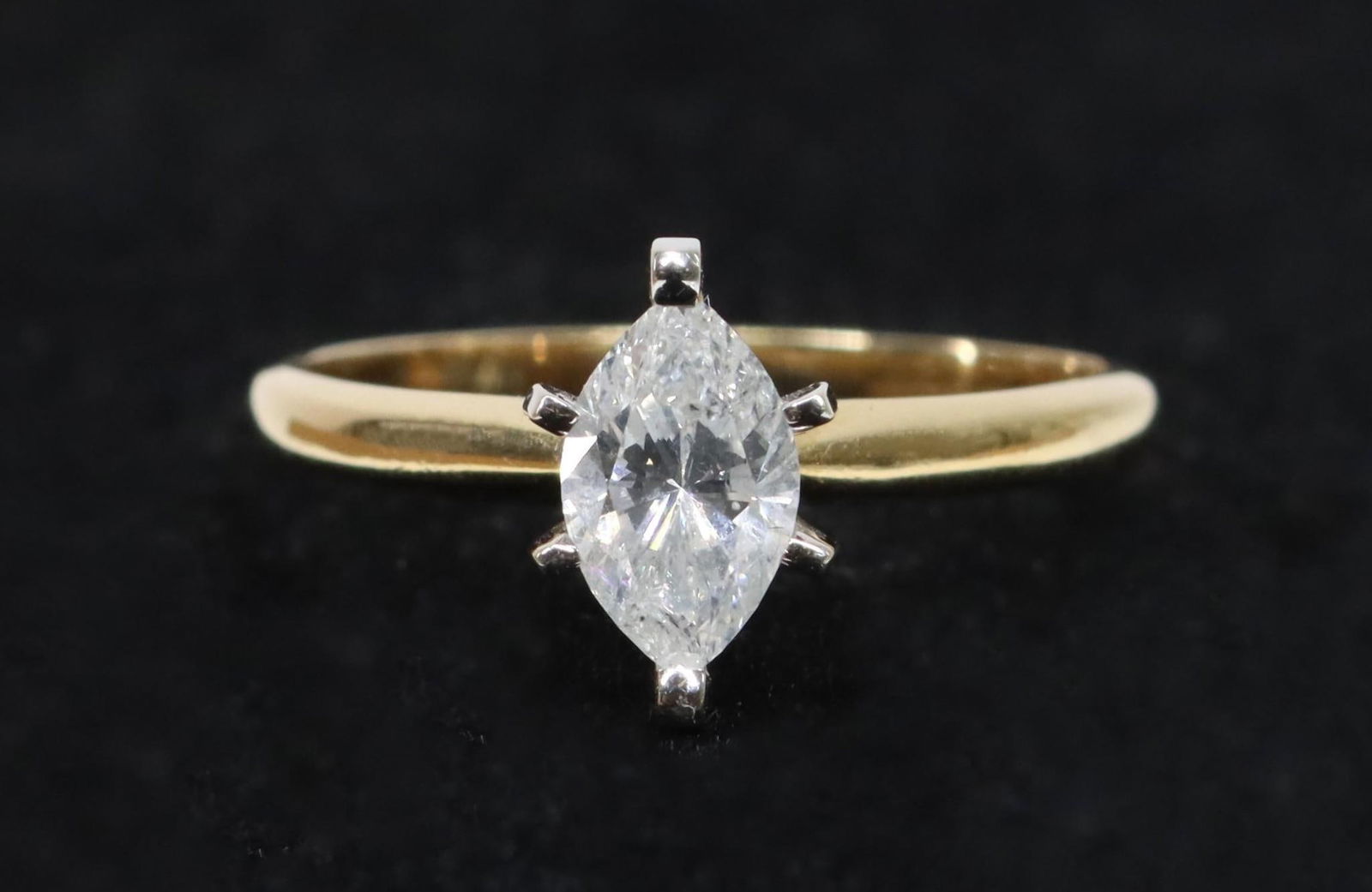 14k YG Diamond Solitaire Ring (1 of 6)