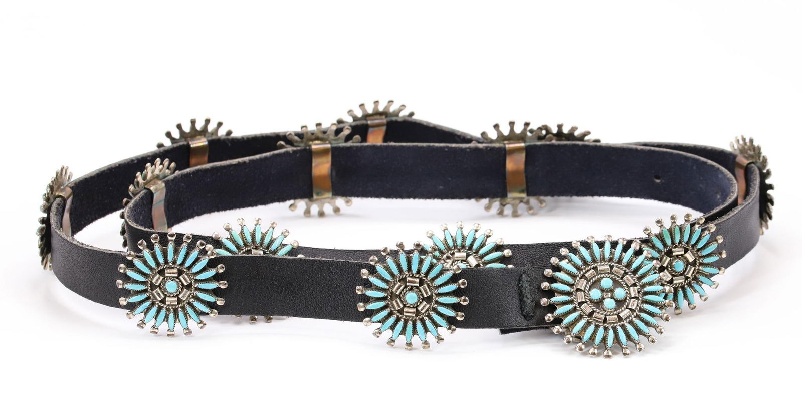 Daniel Etstate Zuni Petit Point Concho Belt (1 of 9)