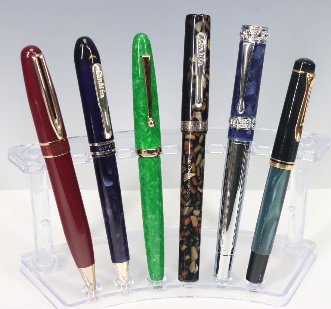 Sailor Fountain Pen and Assorted Ballpoint Pens (1 of 20)
