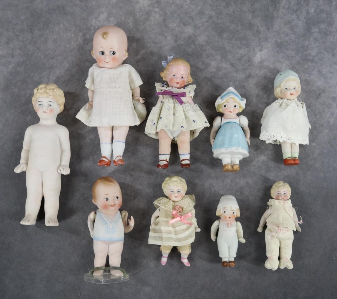 ALL BISQUE DOLLS. (1 of 11)