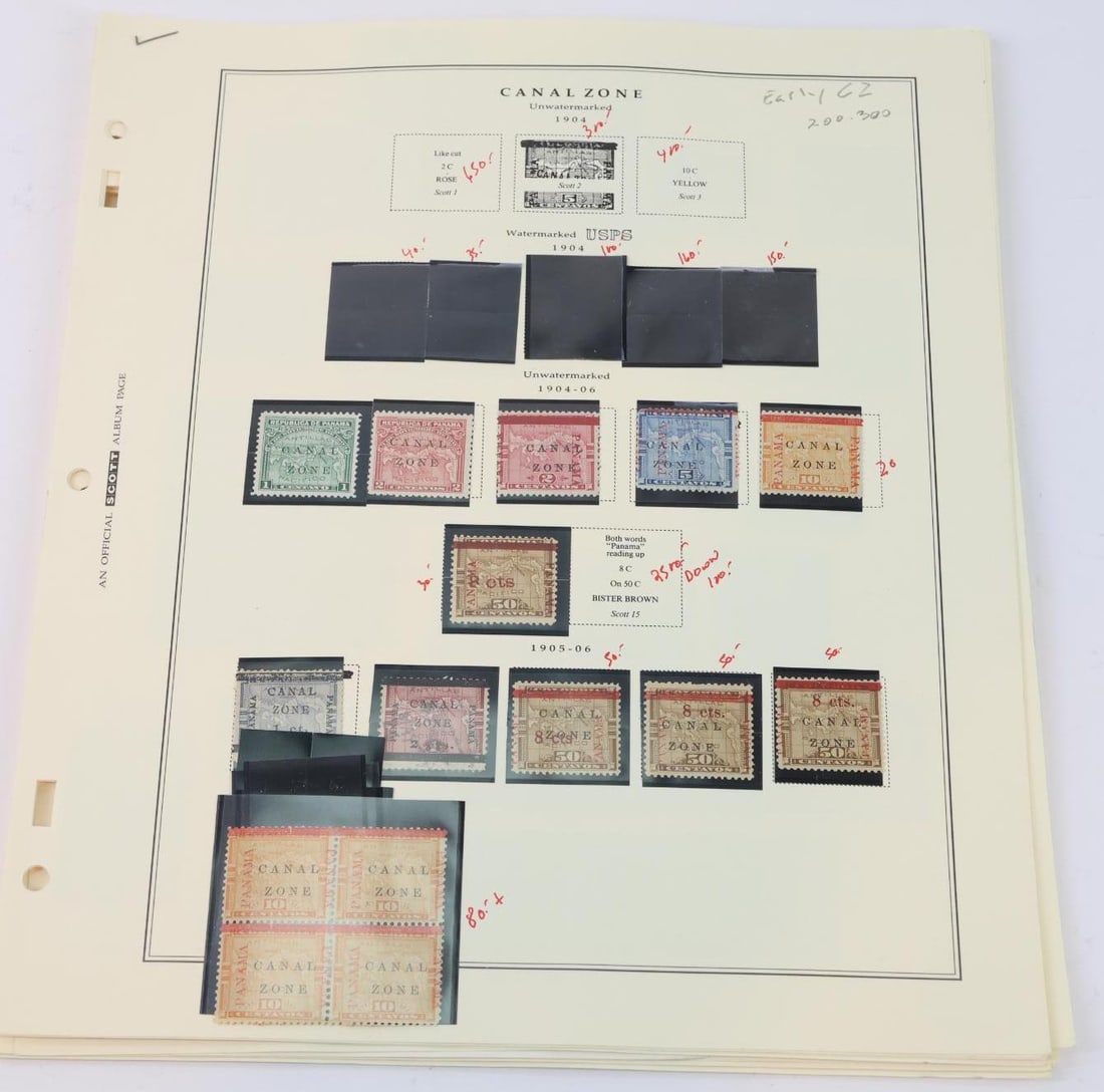 US Stamps Canal Zone (1 of 18)