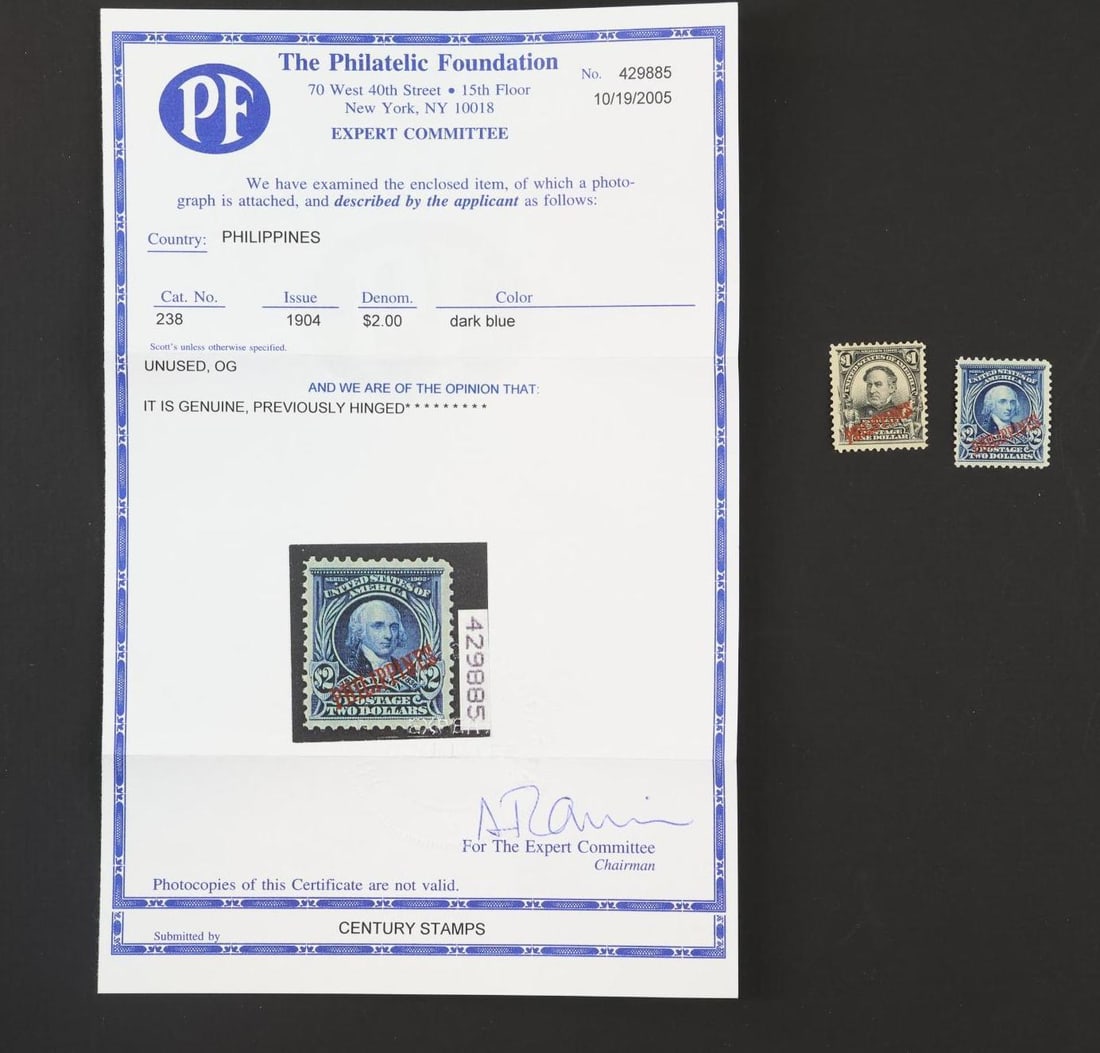 US Stamps Phillippines, #237 - #238 (1 of 3)