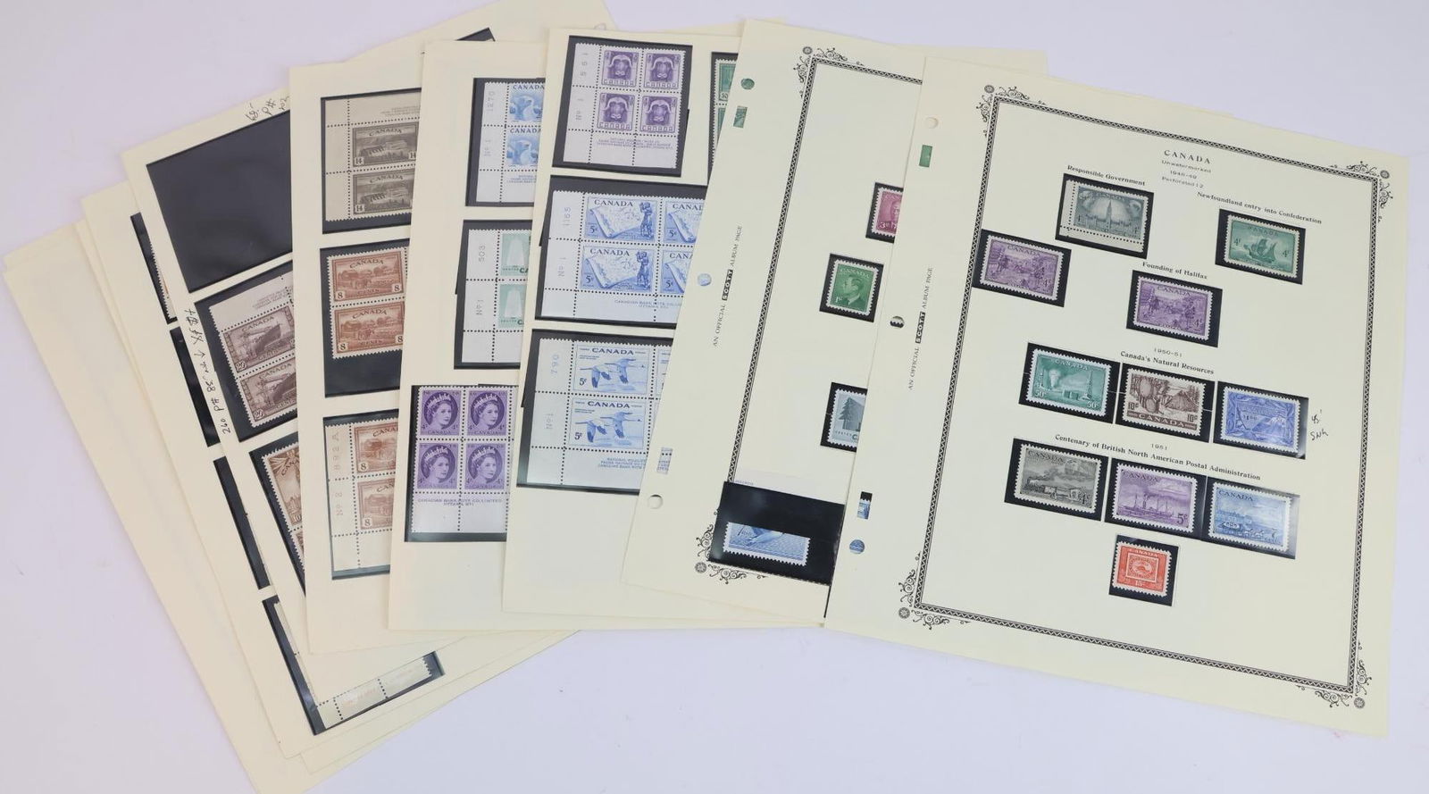 Worldwide Stamps, Canada 1935 - 1940's Sets and Plate Blocks (1 of 14)