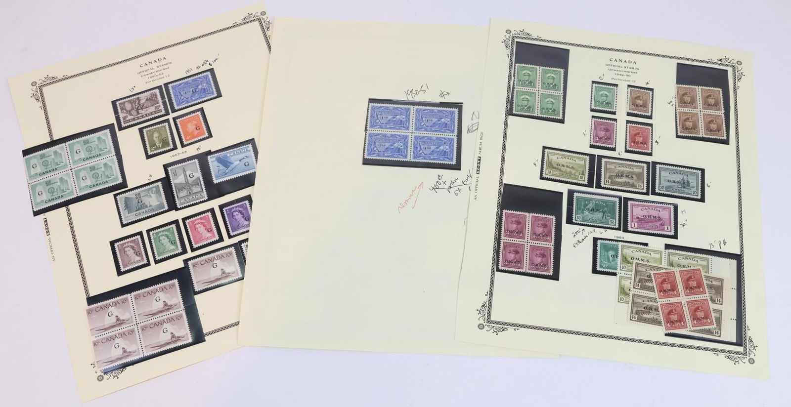Worldwide Stamps, Canada Officials (1 of 5)
