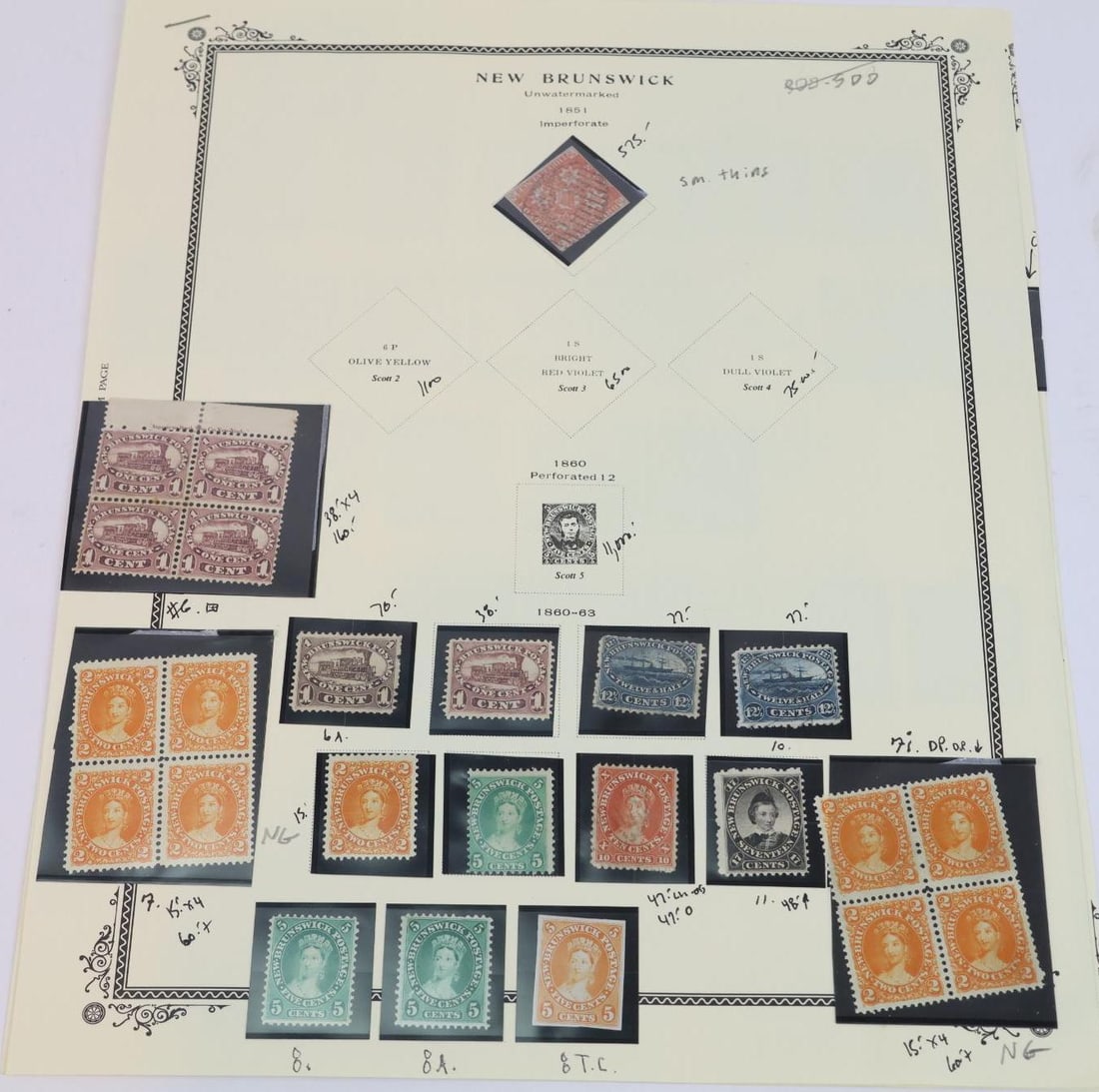 Worldwide Stamps, Canada New Brunswick Collection (1 of 5)