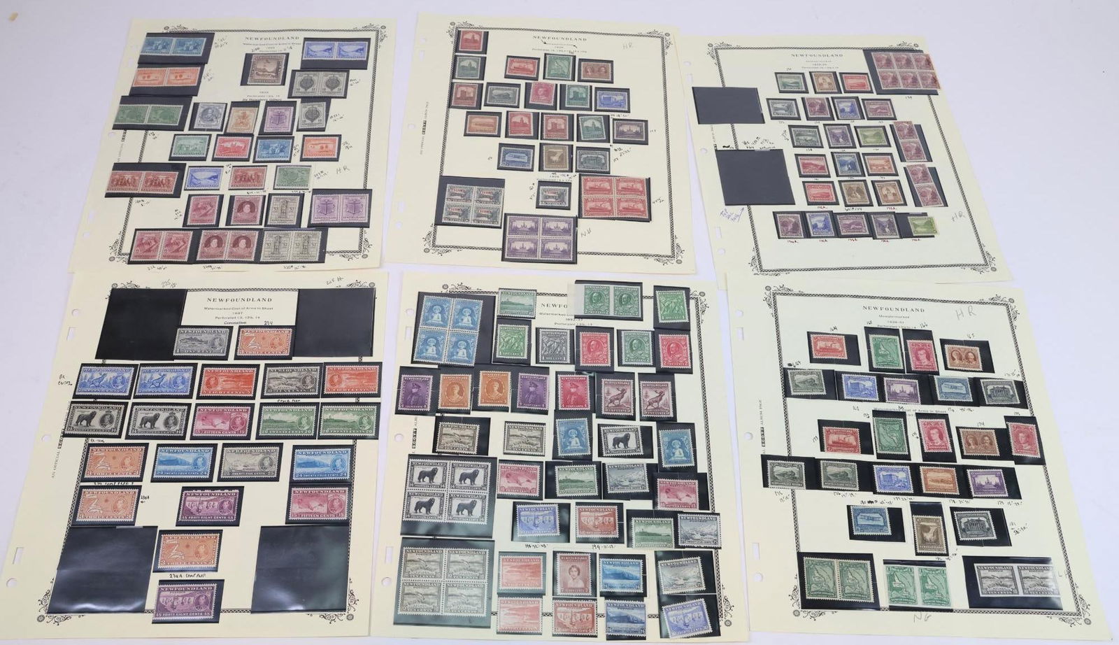 Worldwide Stamps, Canada Newfoundland 1923//1937 Issues, Sets and Multiples (1 of 13)