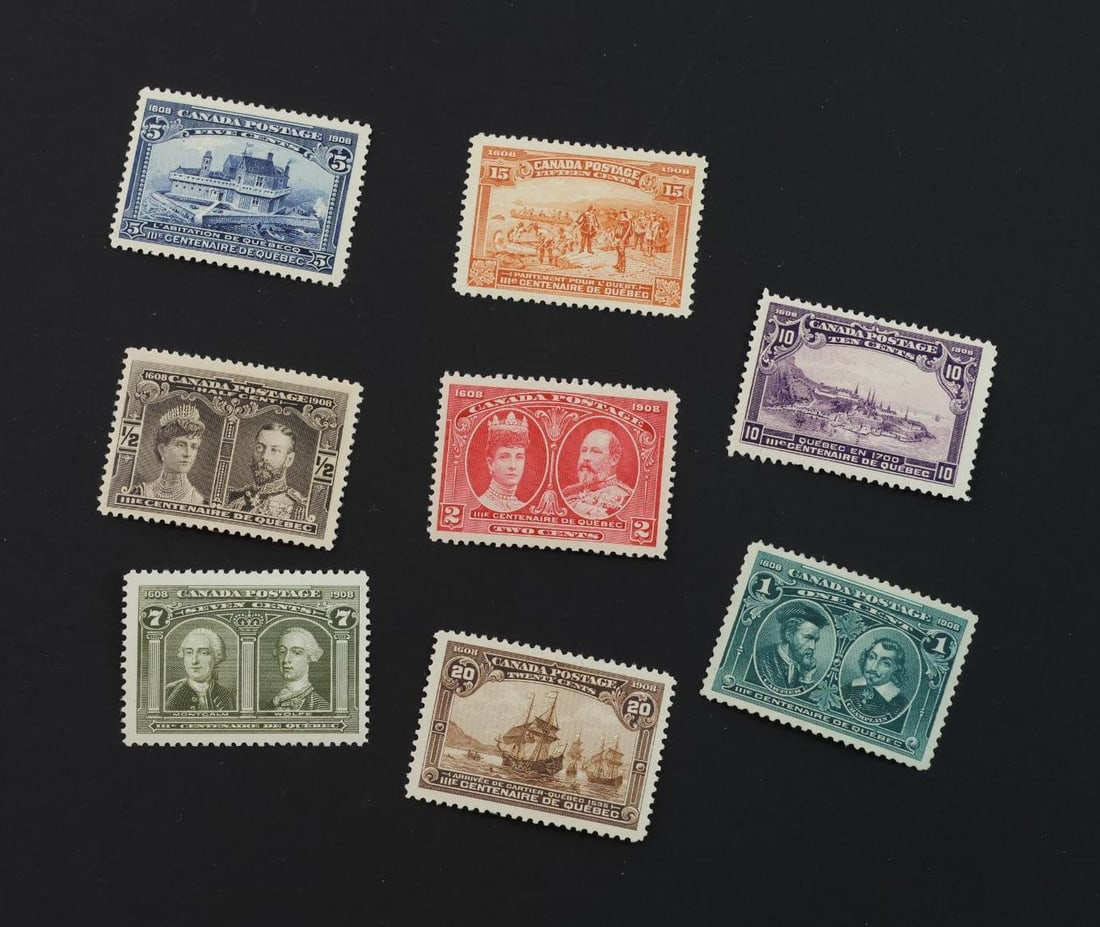 Worldwide Stamps, Canada #96- #103 (1 of 2)
