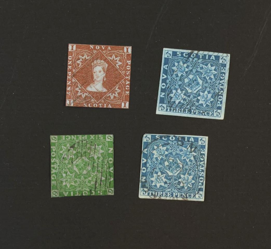 Worldwide Stamps, Canada Nova Scotia, 1//4 (1 of 1)