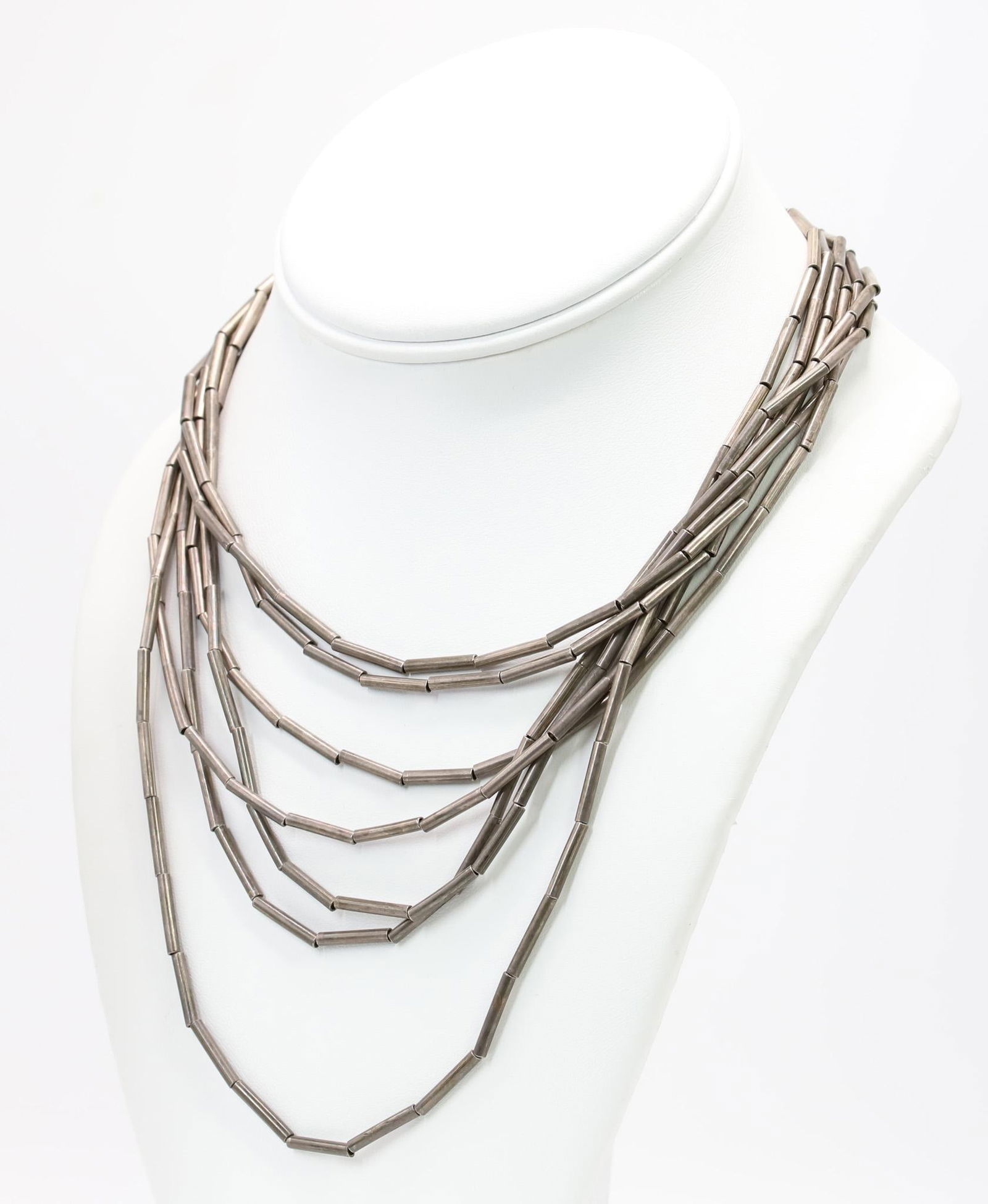 William Spratling Liquid Silver Necklace (1 of 8)