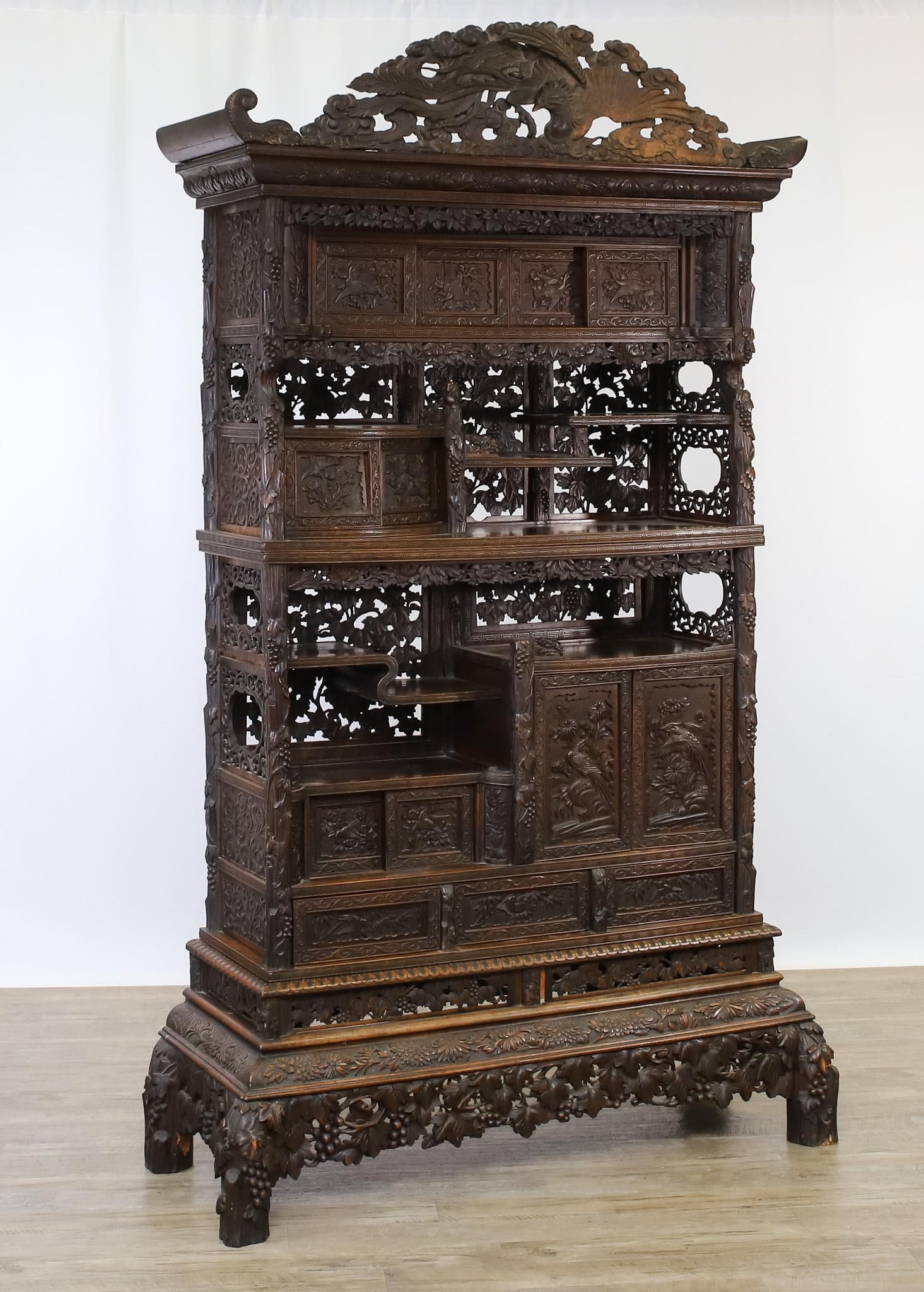 Chinese Huanghuali Etagere (1 of 20)