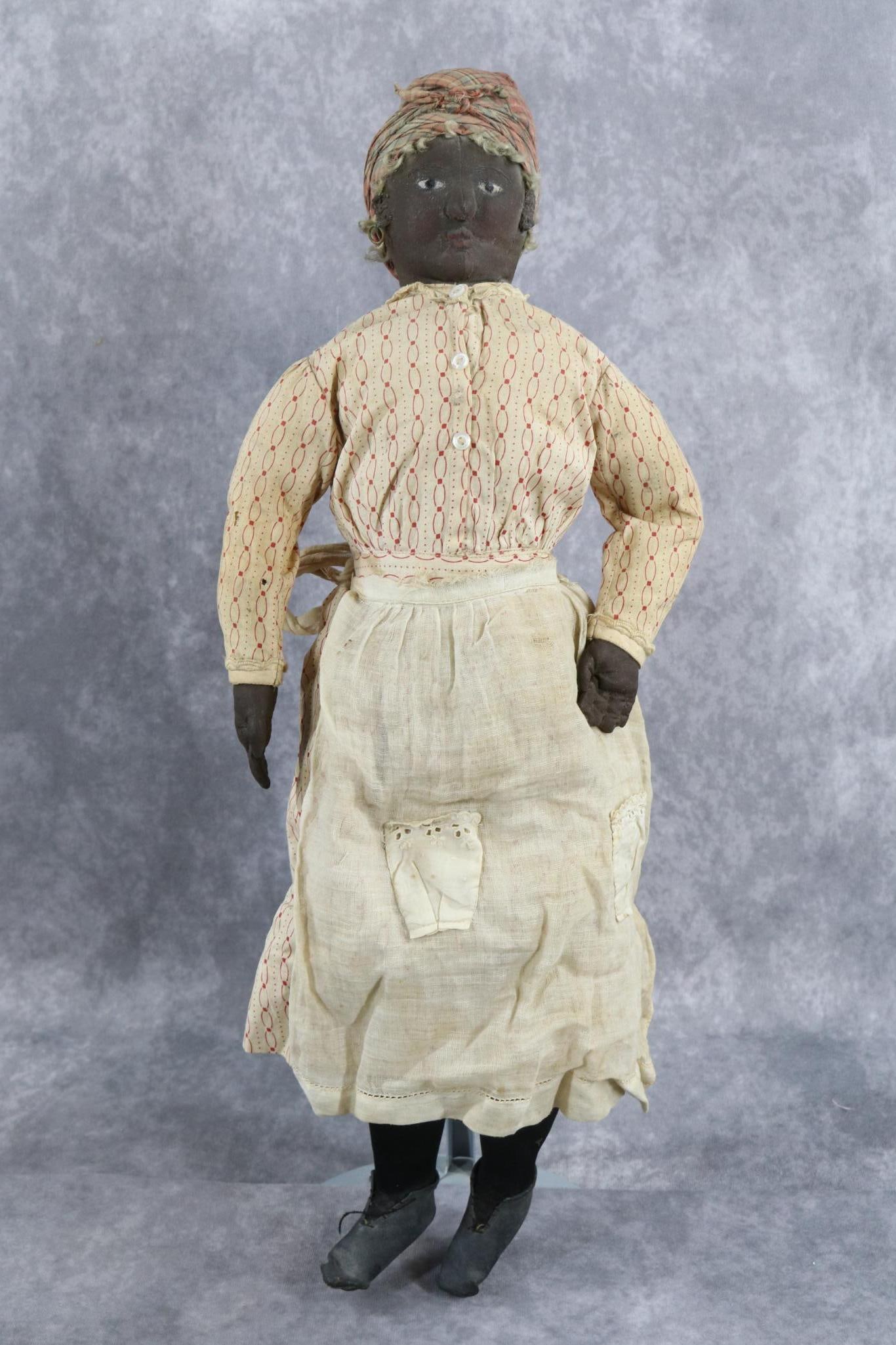 CLOTH, BLACK, ETHNIC DOLLS. (1 of 5)