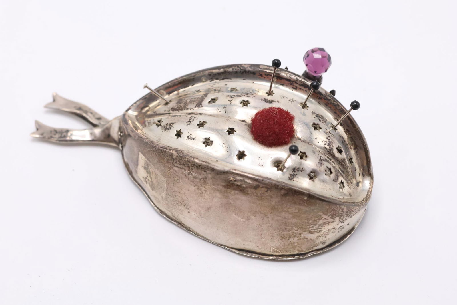 Sterling Silver Glengarry Cap Pin Cushion (1 of 8)