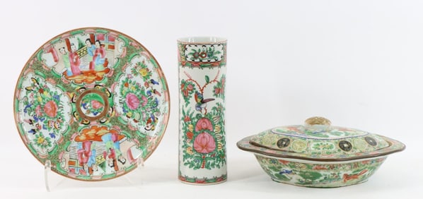 Chinese Rose Medallion Porcelain