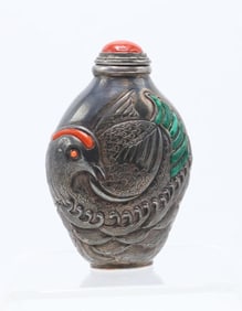 Chinese Silver Snuff Bottle
