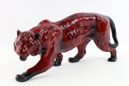 Royal Doulton Flambe Stalking Tiger