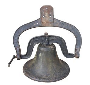 19th c. Cast Iron Plantation Bell