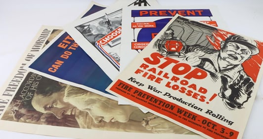 World War II Posters-Railroad Related