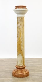 Italian Marble Column Pedestal