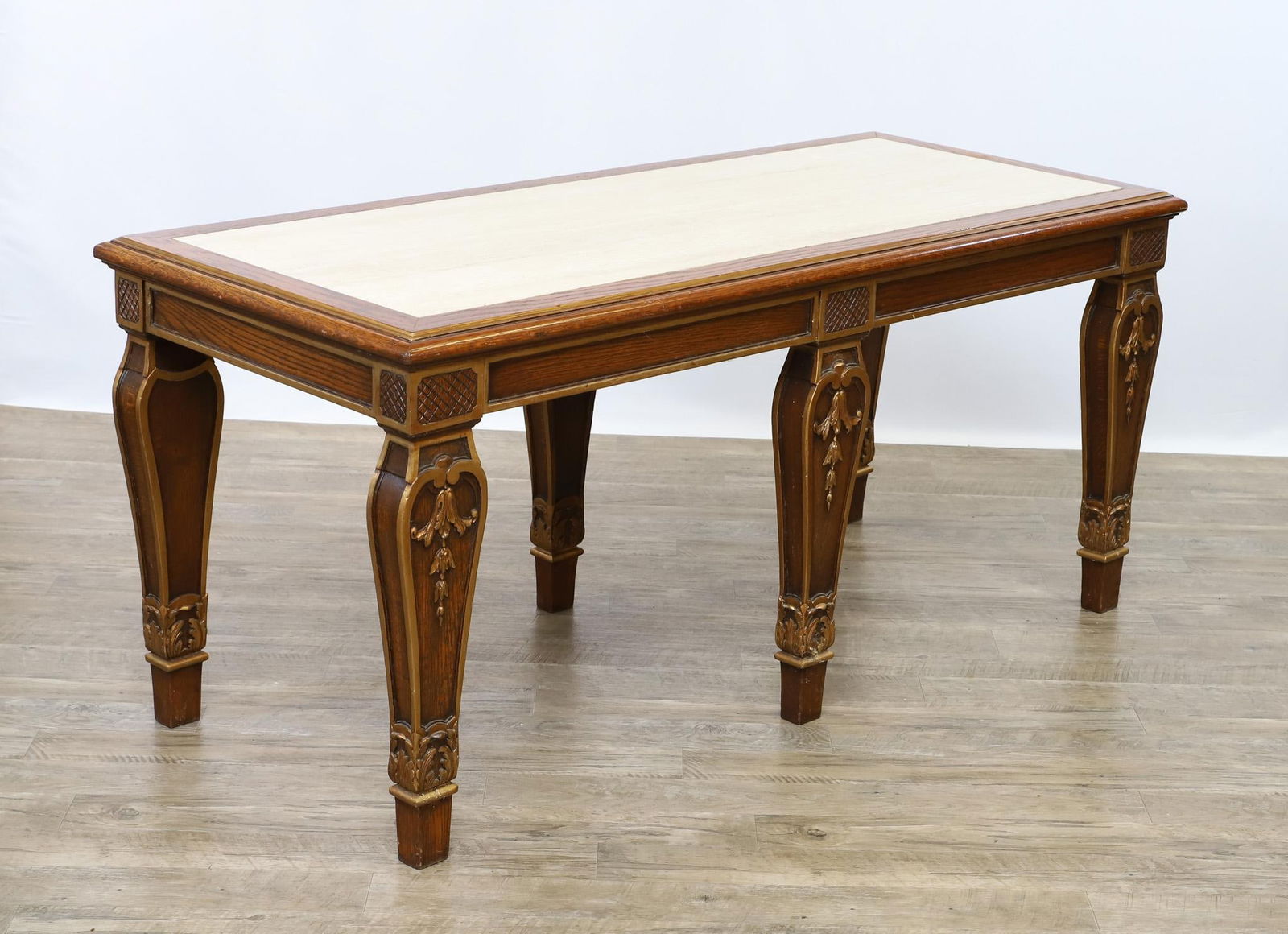 Italian Travertine Sofa Table (1 of 16)