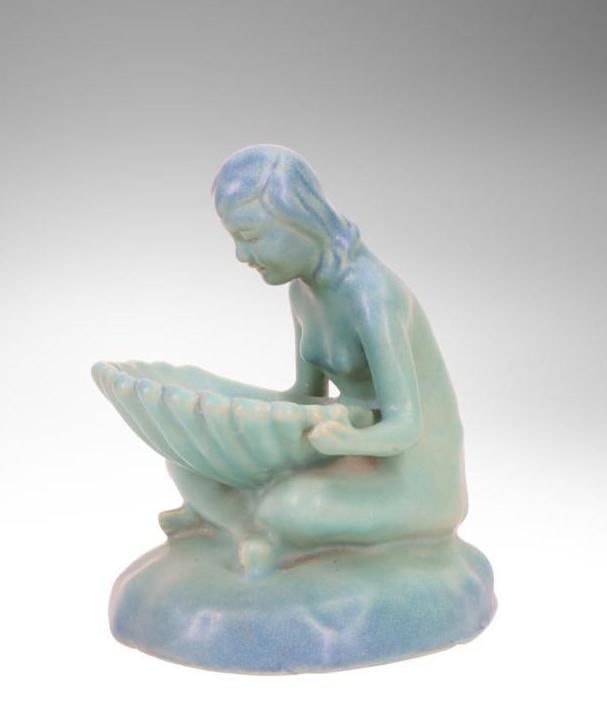 Van Briggle "Shell Maiden" Pottery Sculpture (1 of 5)